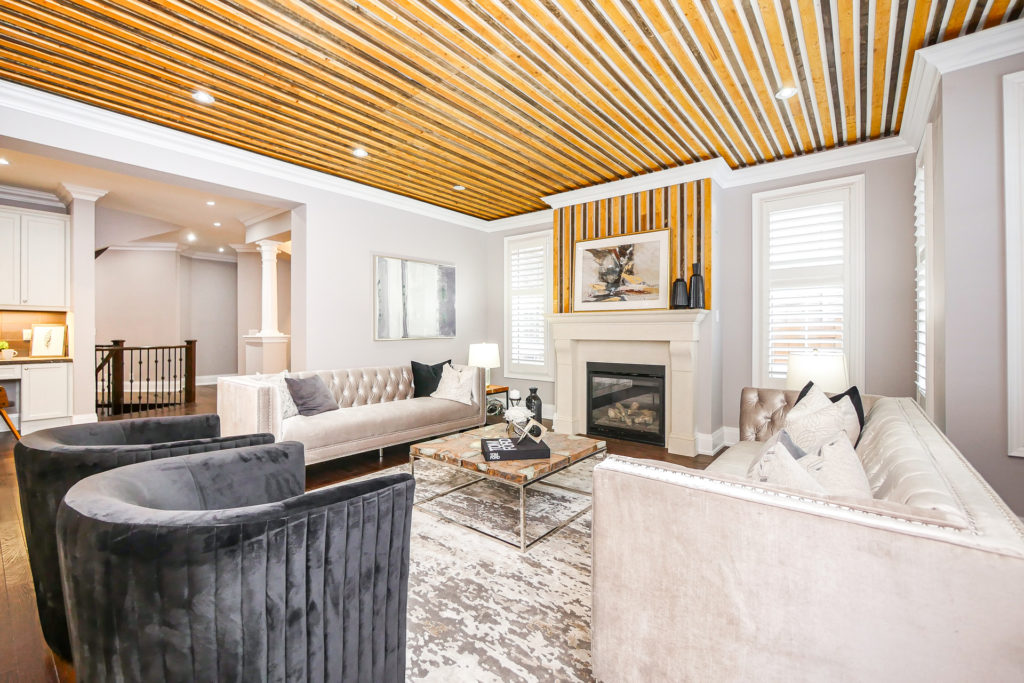 real estate photography brampton luxury home living room