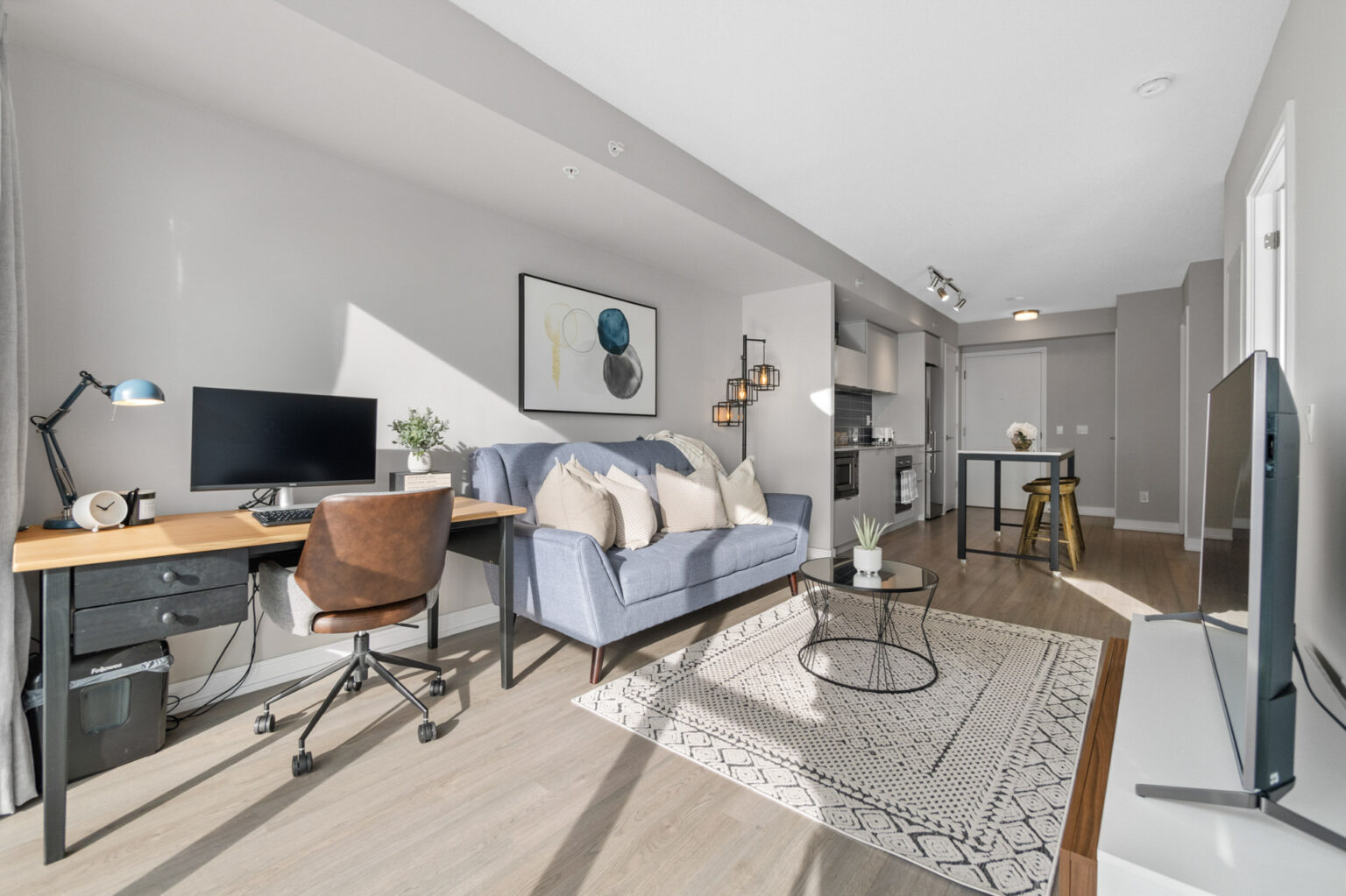 real estate photography brampton living room