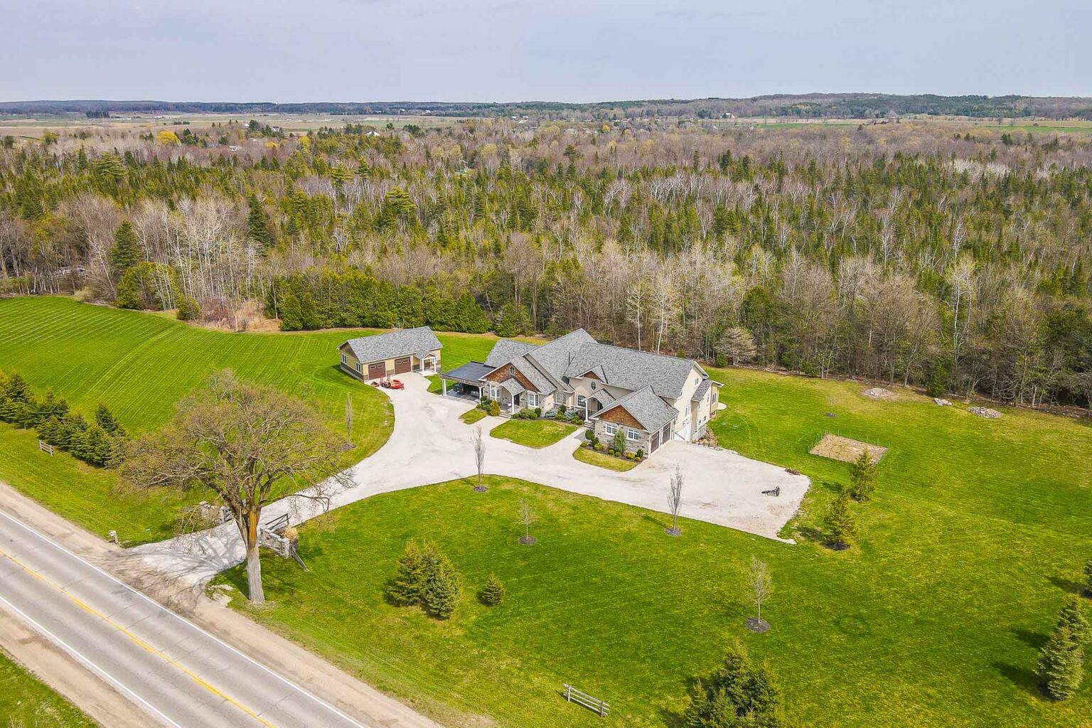 real estate photography luxury home aerial