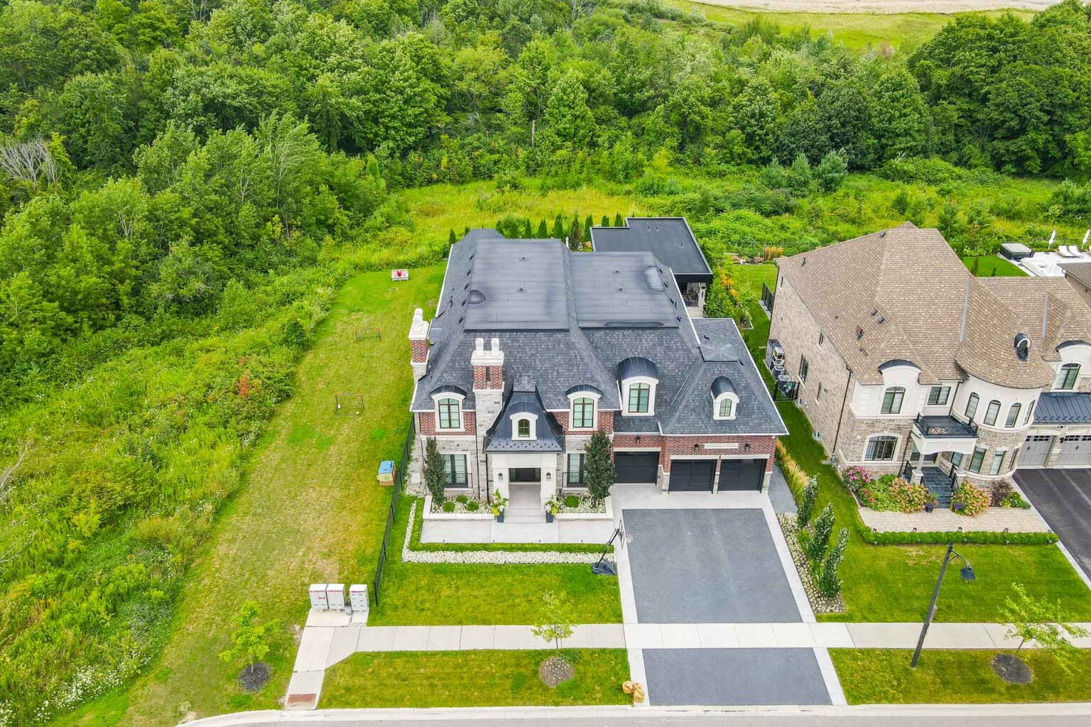 real estate photography massive detached aerial